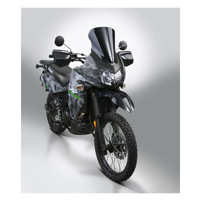 VStream Sport Windshield Dark Tinted For Kawasaki: 08-18 KLR650.