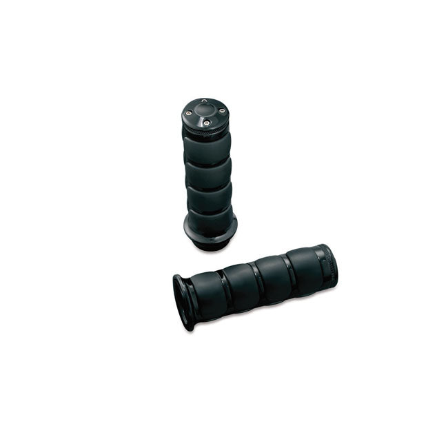 ISO-Grips Gloss Black For Honda: 98-20 Shadow 750 All Models