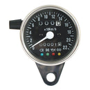 LED Mini Speedo 2:1 Kmh Chrome With Black Face Plate