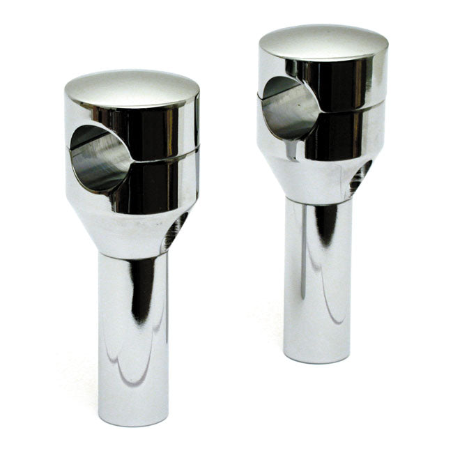 Glide Risers Chrome - 4 Inch