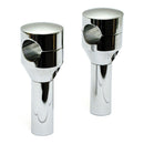 Glide Risers Chrome - 4 Inch
