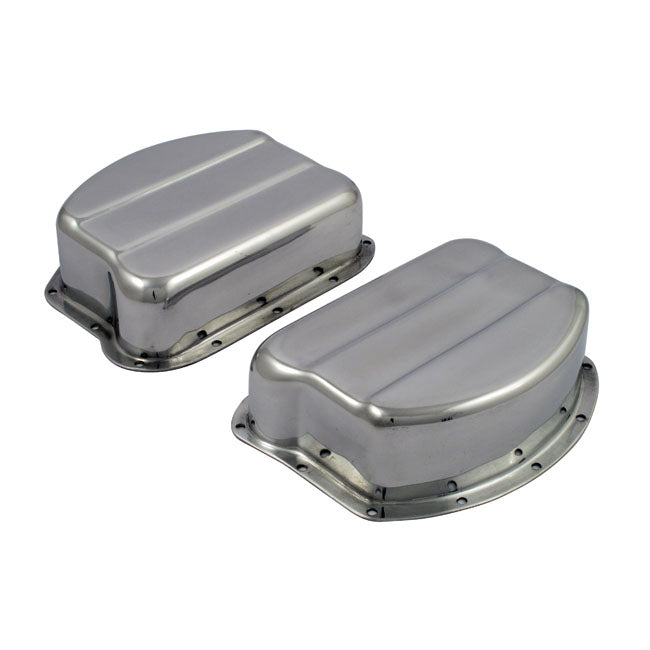 Rocker Covers Oem Style Aluminum Polished For 48-65 Panhead NU