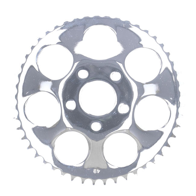 Rear Sprocket Chrome - 49T For 73-85 4-SP BT