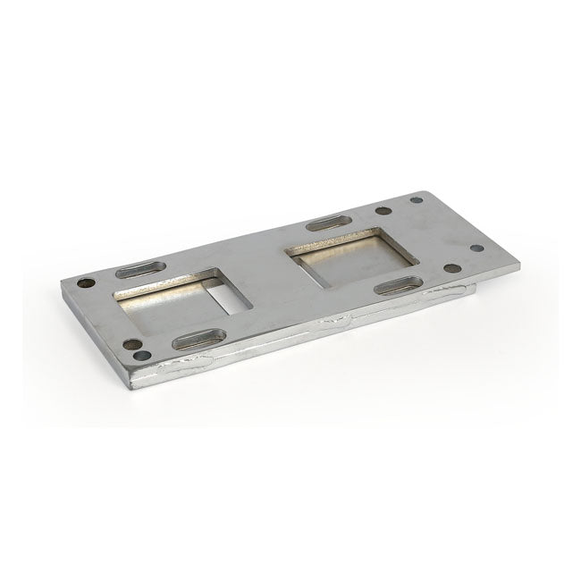 Transmission Mount Plate Chrome For 36-85 4-Sp B.T. NU