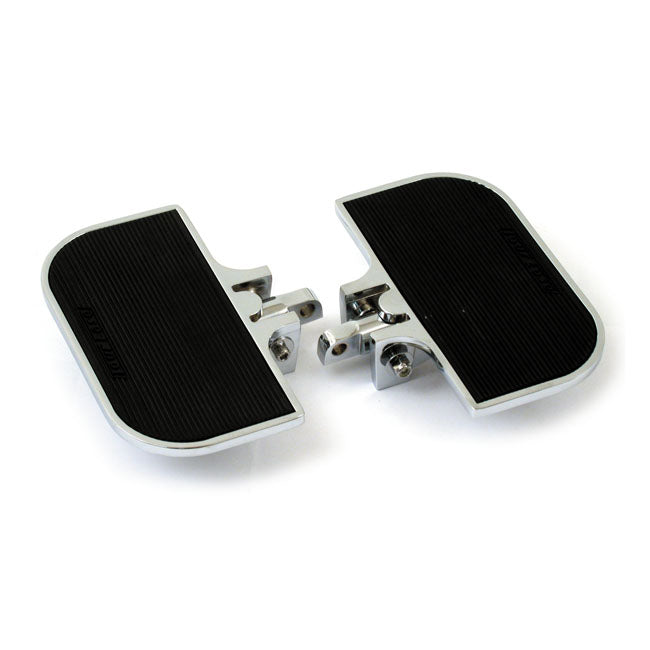Mini-D Floorboards Black Inlay Chrome