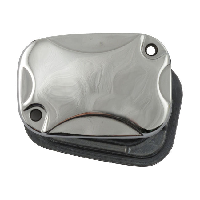 Handlebar Master Cylinder Cover Kit Chrome Fluid Ex Style