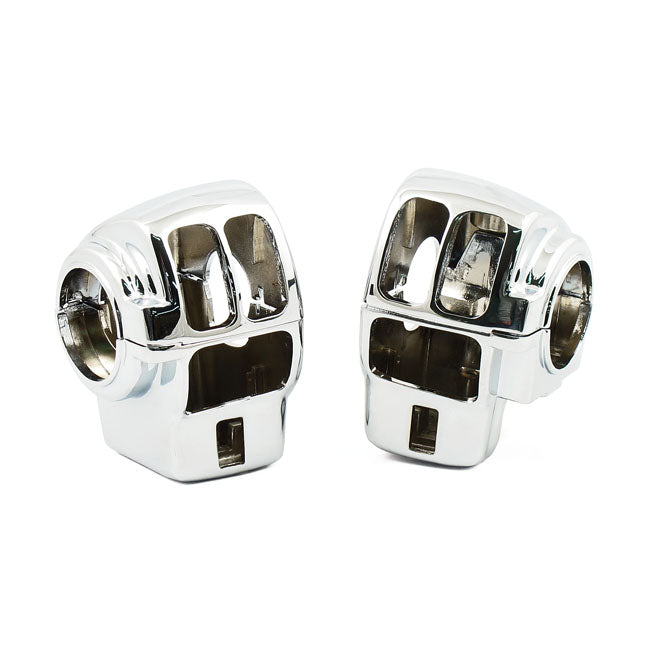 Switch Housing Set Chrome For 08-13 Touring Models With Radio