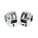 Switch Housing Set Chrome For 96-13 FLHT/C, FLHX, FLTRX
