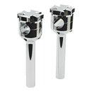 Flat Maltese Riser Chrome - 6 Inch