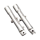 Single Disc Lower Fork Legs Chrome For 86-99 FLST EX. FXST Models