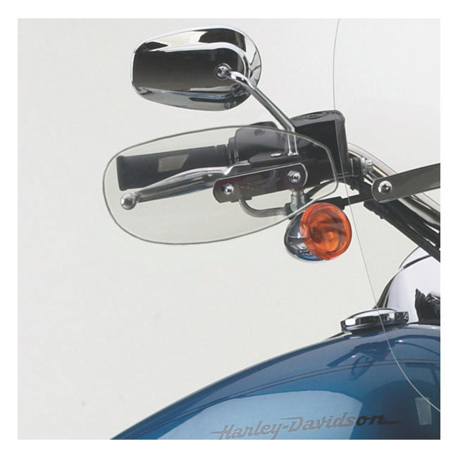 Hand Deflectors Light Tinted Slim Size For Many Models Including: Harley: 08-11 FXCW / C Rocker / Rocker C