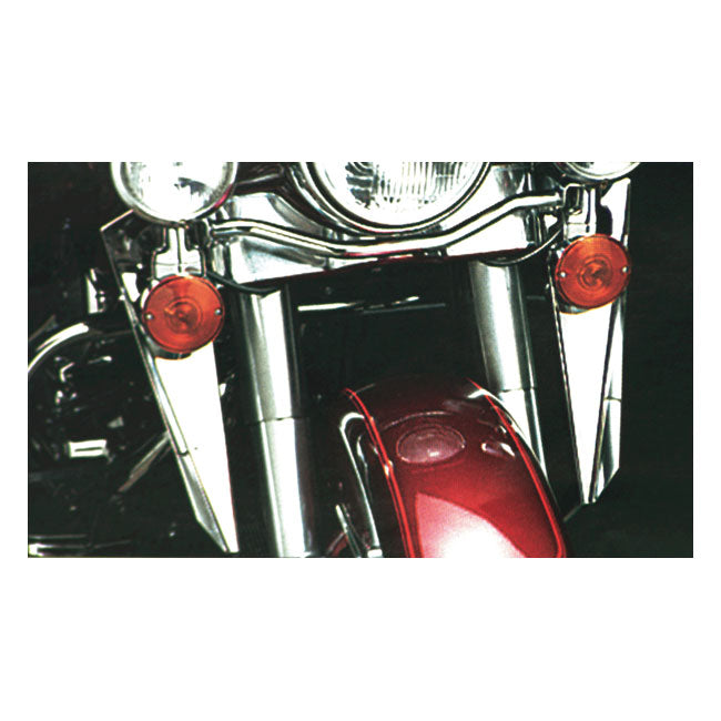 Wind Deflector Chrome For 83-13 FLT/Touring Excl. FLHR