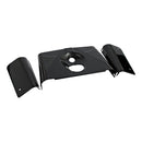 Smooth 3 Pieces Fork Cover Kit Gloss Black