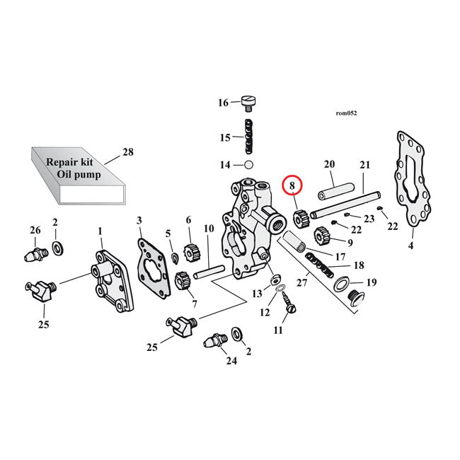 Feed Gear Driven Oil Pump