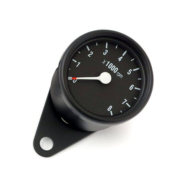 Mini Tacho 8000 Rpm Electronic Black Housing