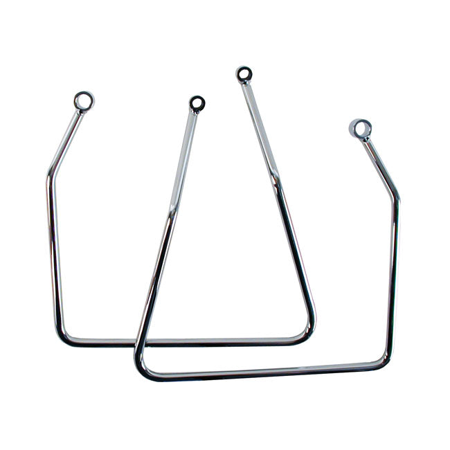 Saddlebag Support Kit Chrome For 82-93 XL Excl. XL1200S & 02-03 883R