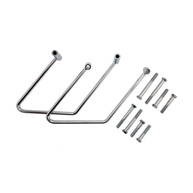 Saddlebag Support Kit Chrome For 00-05 FXST