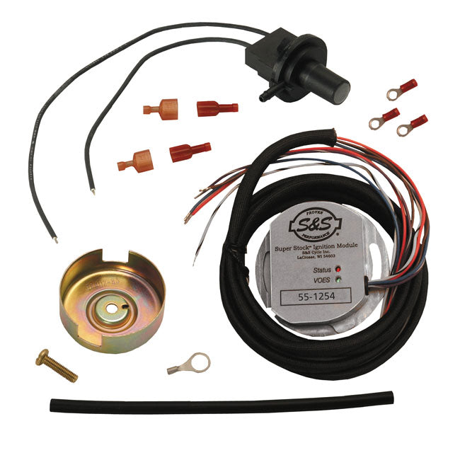 Shovel Super Stock Single Fire Ignition Kit - 80 Inch