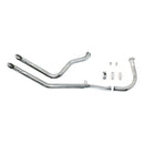 Upswept Head Pipes Gooseneck Over Transmission For 66-69 Early Shovel With Rigid Frame NU