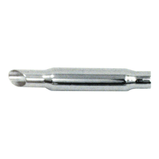 Shorty Slash Cut Universal Long Muffler - 17 Inch