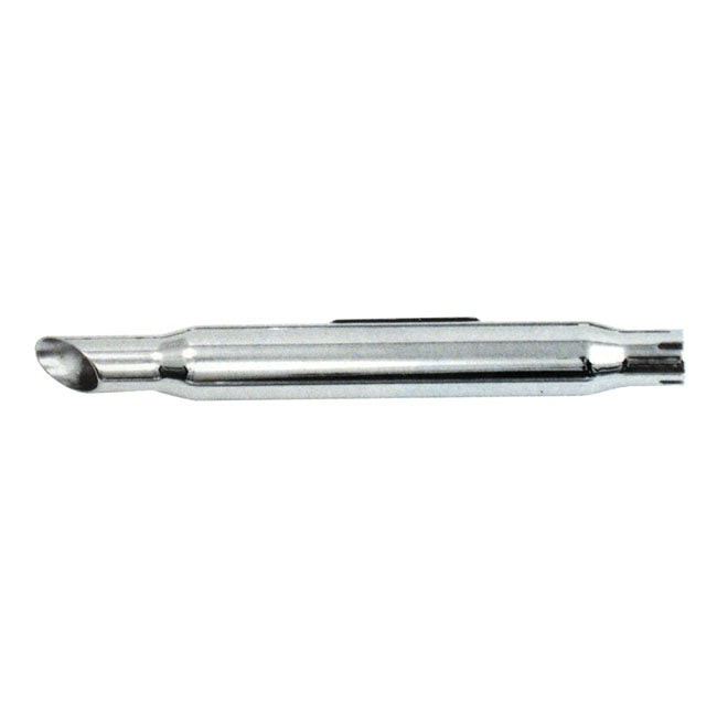 Shorty Slash Cut Universal Long Muffler - 22 Inch