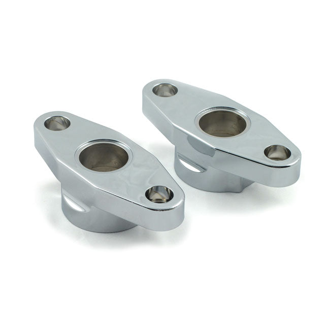 Swingarm Pivot Block Set Chrome For 82-94 FXR NU