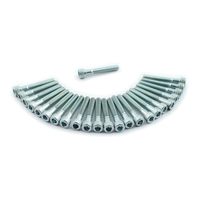 Panhead Rocker Cover Bolt Kit Chrome For 48-65 Panhead NU