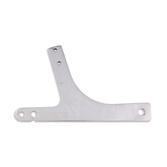 Sissybar Side Plates Rigid Mount Chrome For 96-01 Dyna Excl. FXDWG