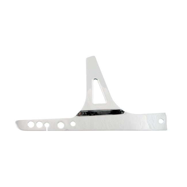 Sissybar Side Plates Rigid Mount Chrome For 08-13 FXDF