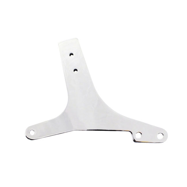 Sissybar Side Plates Rigid Mount Chrome For 82-94 FXR
