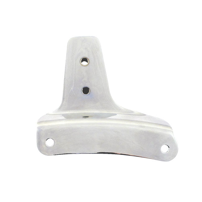 Sissybar Side Plates Rigid Mount Chrome For 09-13 FLHR/C, FLTR, FLHX, FLHT