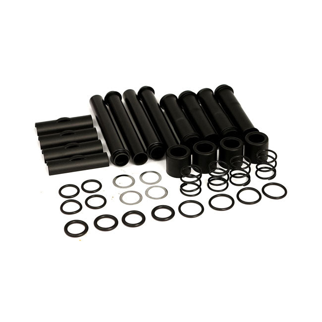 Complete Twin Cam Pushrod Cover Kit Black