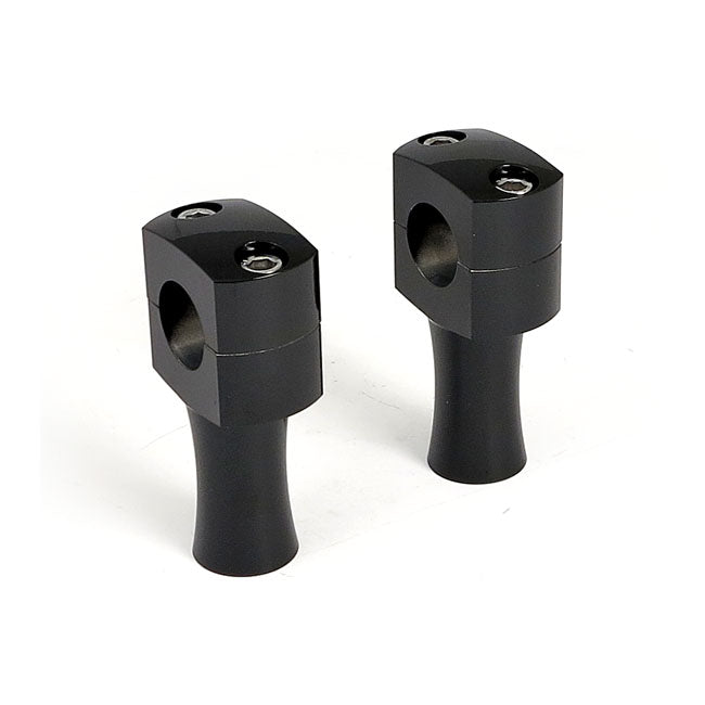Domed Risers Black - 3 Inch
