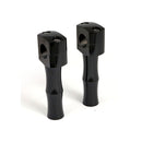 Domed Risers Black - 5 Inch