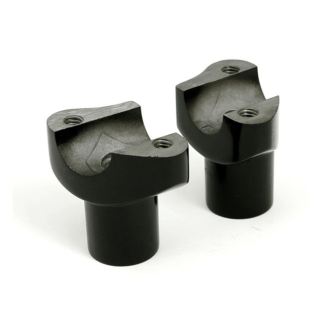 OEM Style Risers Threaded Black - 2 Inch Rise