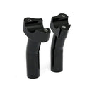 Forged Aluminum Risers Pullback Black - 4-1/2" Rise