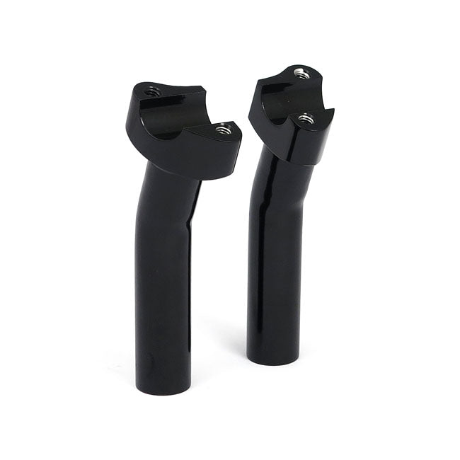 Forged Aluminum Risers Pullback Black - 5-3/4" Rise