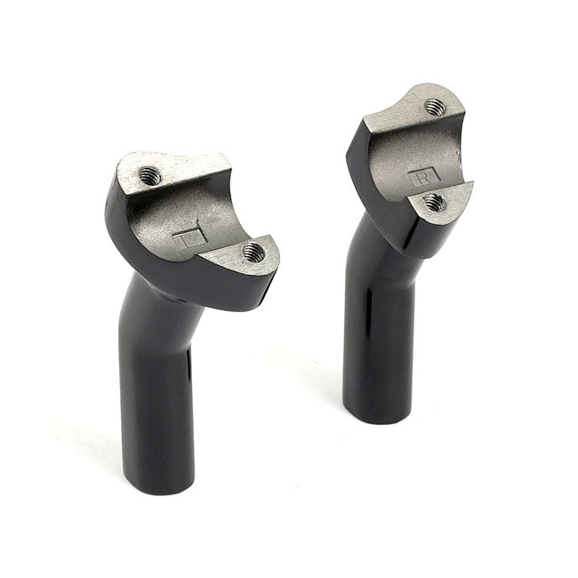 OEM Style Pullback Risers Without Top Clamp Black