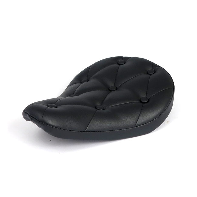 Fitzz Custom Solo Seat Black / Rivets - Small 4cm Thick