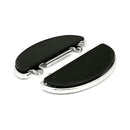 Oval Early Style Floorboards With Dampers Chrome With 4 Late Style Vibration