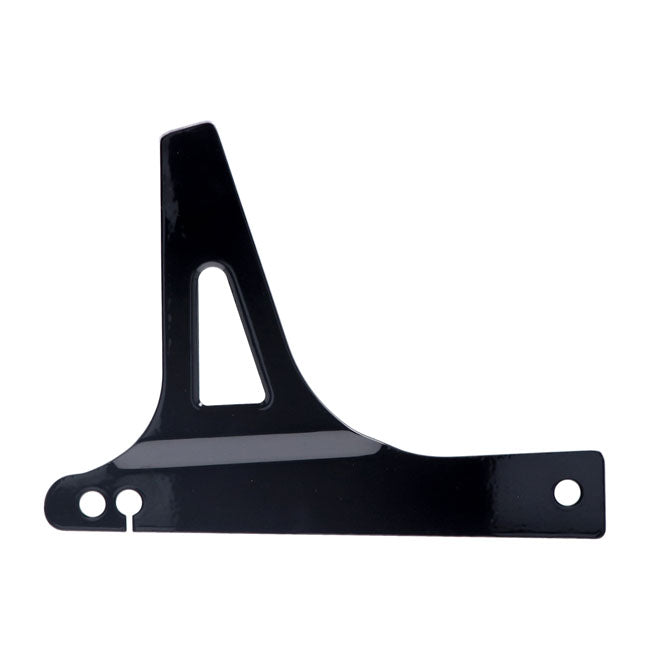 Sissybar Side Plates Rigid Mount Black For 06-17 Dyna Excl. FLD, FXDF, FXDWG