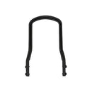 Round Steel Sissybar Regular Top Black - 9/16 x 10.2 Inch High