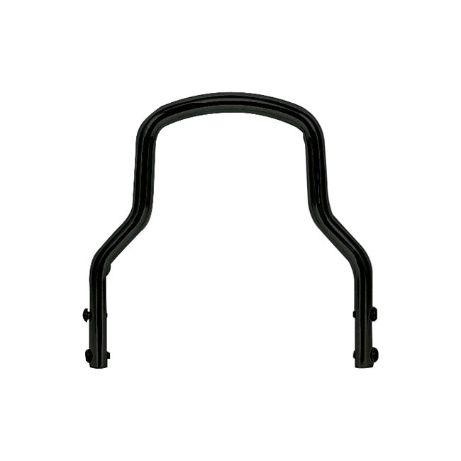 Round Steel Sissybar Regular Top Black - 9/16 x 14cm High