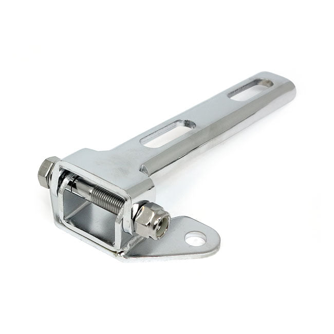 Universal Solo Seat Hinge, Square Mount Chrome