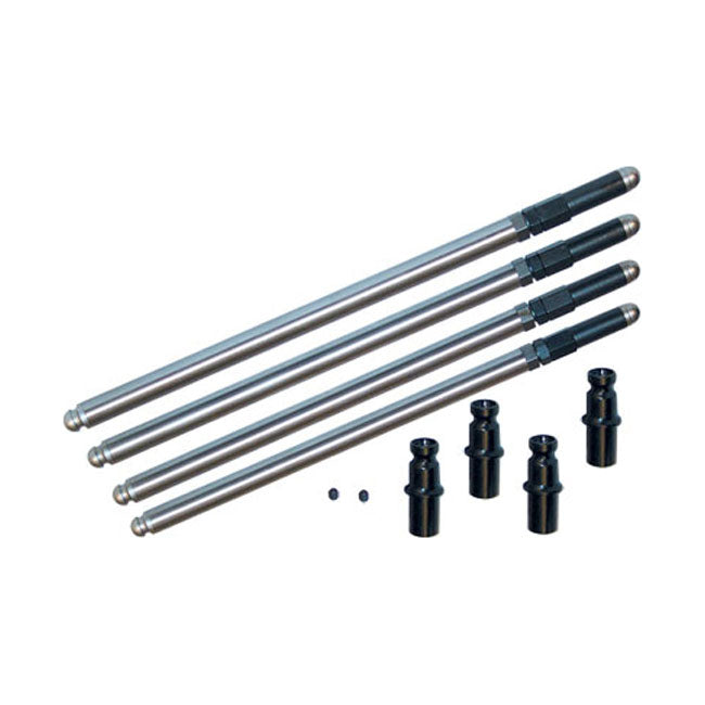 Adjustable Chromoly Pushrods With Solid Lifter Converters