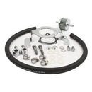 Air Cleaner Adapter Bracket Kit Chrome For 99-17 Twin Cam With CV
