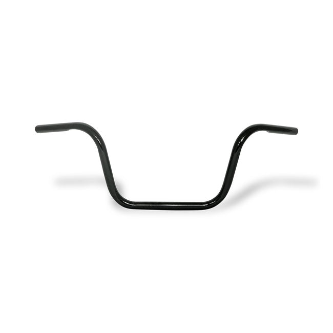 Apehanger Handlebar Black - 10" Rise x 1 Inch For 82-21 H-D