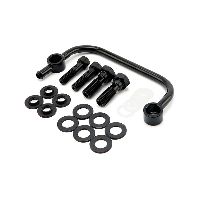 Air Cleaner Breather Kit Black For 93-99 BT Excl. 1999 Dyna & FLT