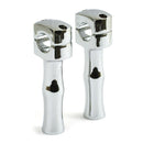 Domed Risers Chrome - 5 Inch