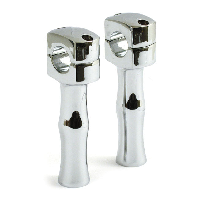 Domed Risers Chrome - 5 Inch